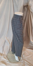 Pantalons de laine gris carreautés