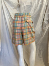 Bermudas carreautés pastel