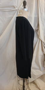 Robe cache-coeur noire