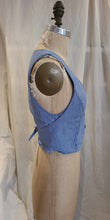 Veste sans manche effet denim