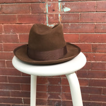 Chapeau feutre marron