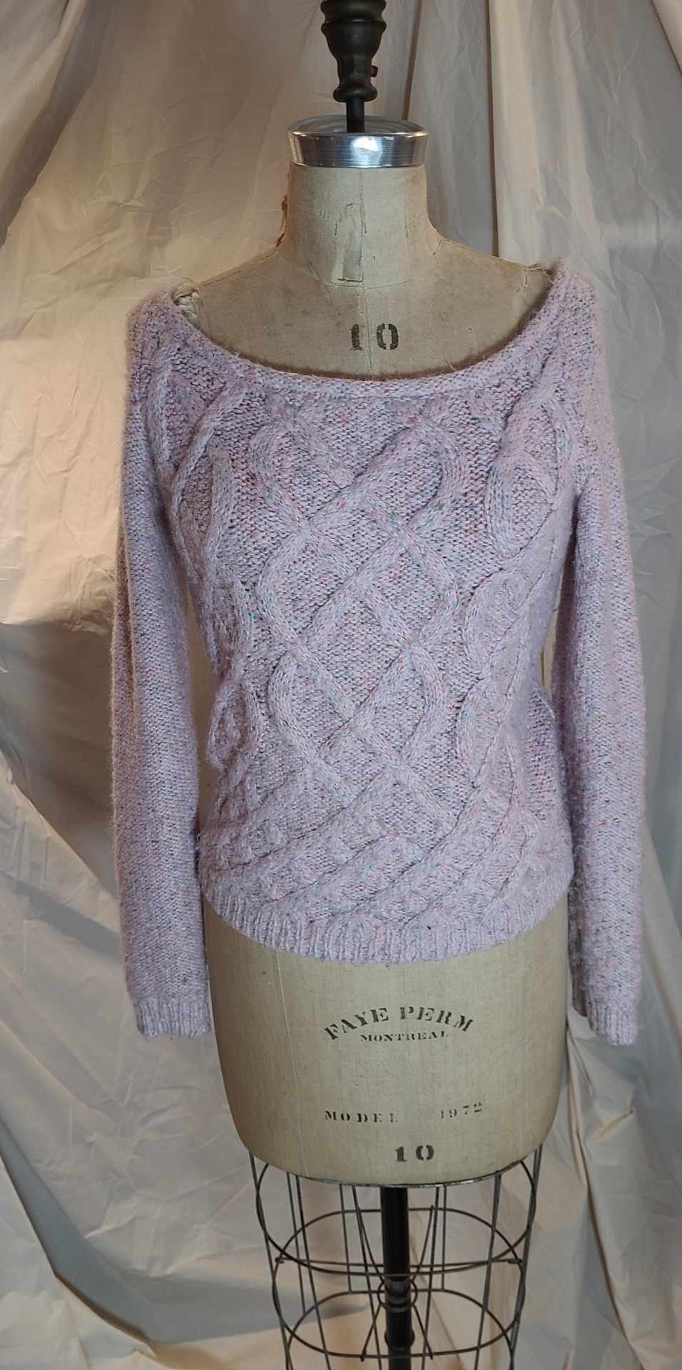 Tricot rose chambray