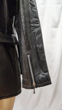 Perfecto long cuir noir