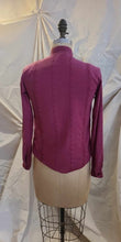 Blouse coton indien framboise