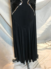 Robe de bal noire à paillette