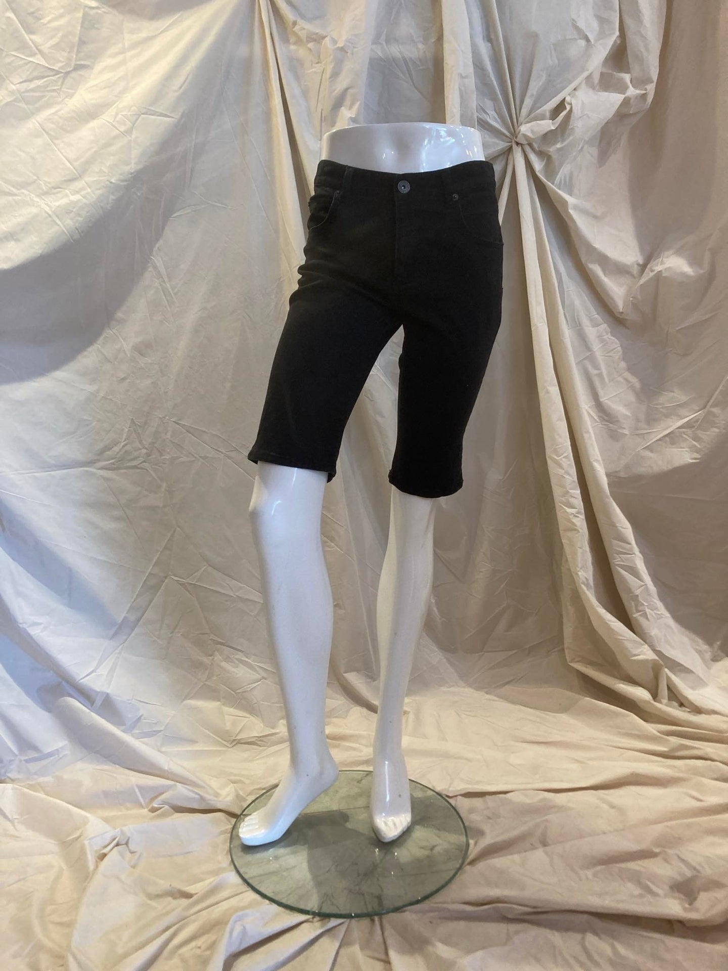 Bermudas jeans noir