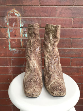 Bottes à talons snakeprint