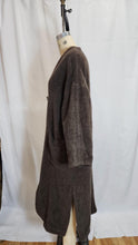 Grande veste laine marron