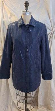 Manteau mi-saison effet croco