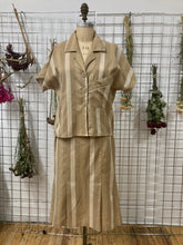 Blouse rayures beige