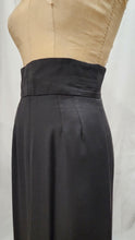 Jupe longue noire taille ultra haute
