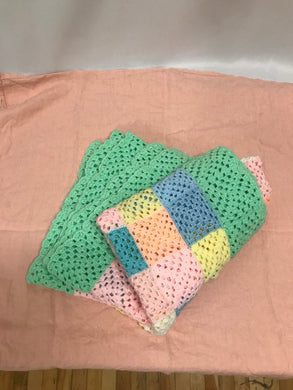 Petite couverture rosanne pastel