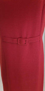 Robe tailleur rouge
