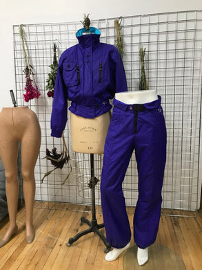 Ensemble de ski mauve