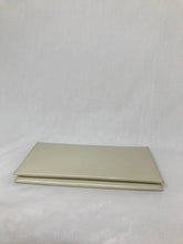 Clutch en cuir crème