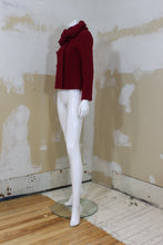 Cardigan laine bourgogne