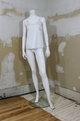 Camisole déshabillée blanche vintage