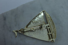 Broche voilier blanc GERRYS
