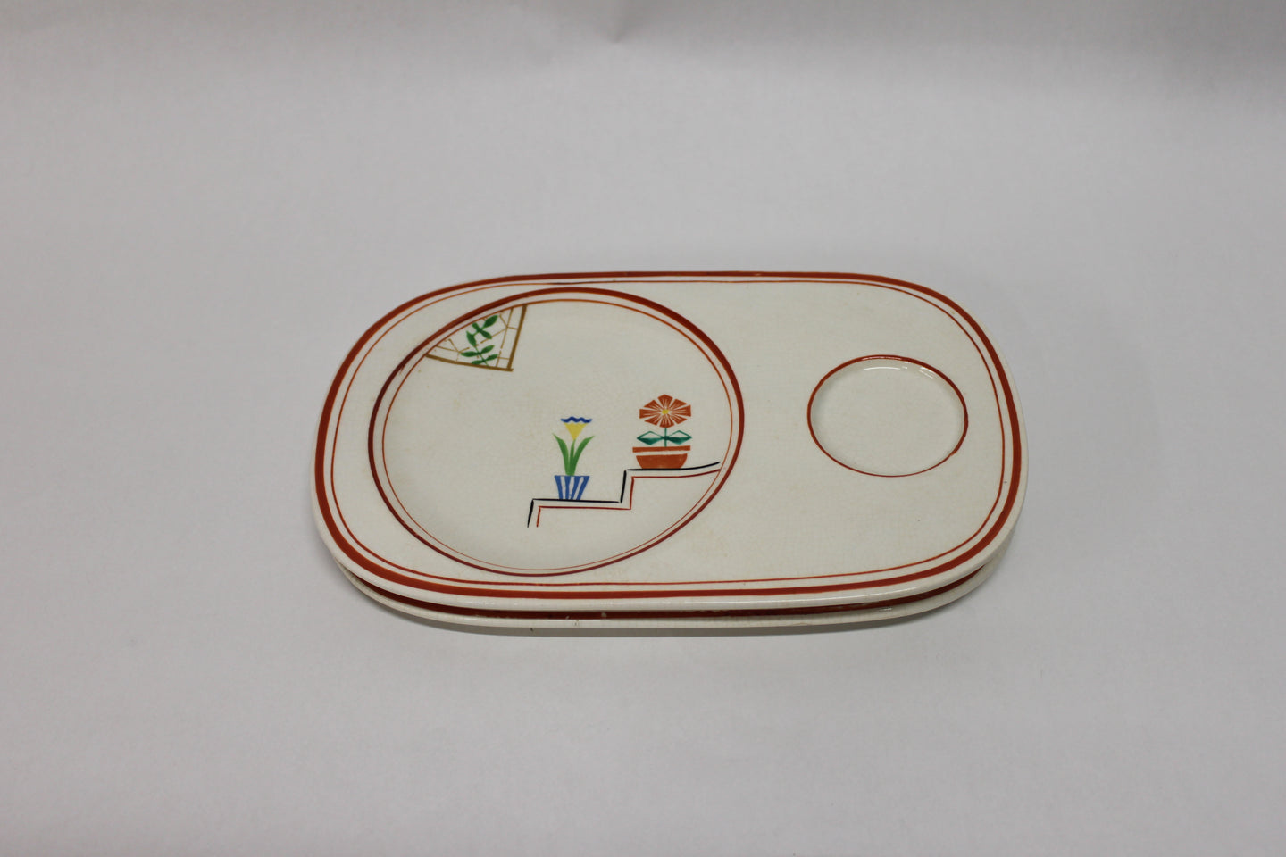 Ensemble 2 plateaux de service