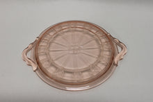 Assiette présentation verre rose