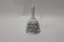 Cloche de porcelaine motifs fleuri