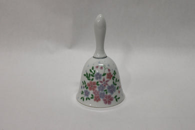 Cloche de porcelaine motifs fleuri