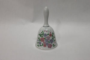 Cloche de porcelaine motifs fleuri