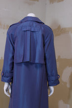 Trench coat bleu acier RUE GRENELLE