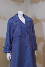 Trench coat bleu acier RUE GRENELLE