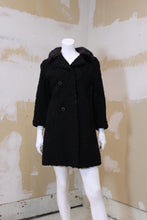 Manteau de mouton perse noir
