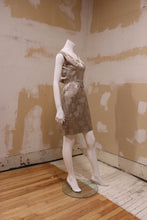 Robe tapisserie satin sable