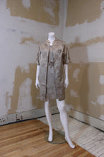 Robe tapisserie satin sable