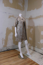 Veste style kimono tapisserie satin sable