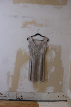 Robe tapisserie satin sable