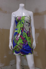 Robe tube effet foulard