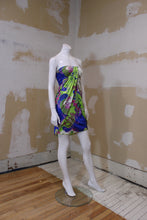 Robe tube effet foulard