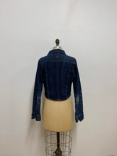 Manteau de jeans crop