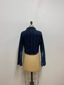 Manteau de jeans crop
