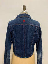 Manteau de jeans crop