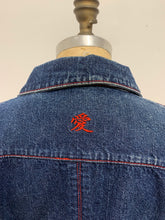 Manteau de jeans crop