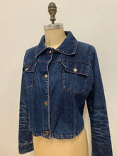 Manteau de jeans crop