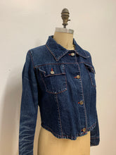 Manteau de jeans crop