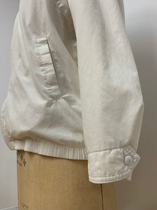 Blouson de coton blanc vintage