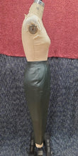 Pantalons ballon cuir vert forêt