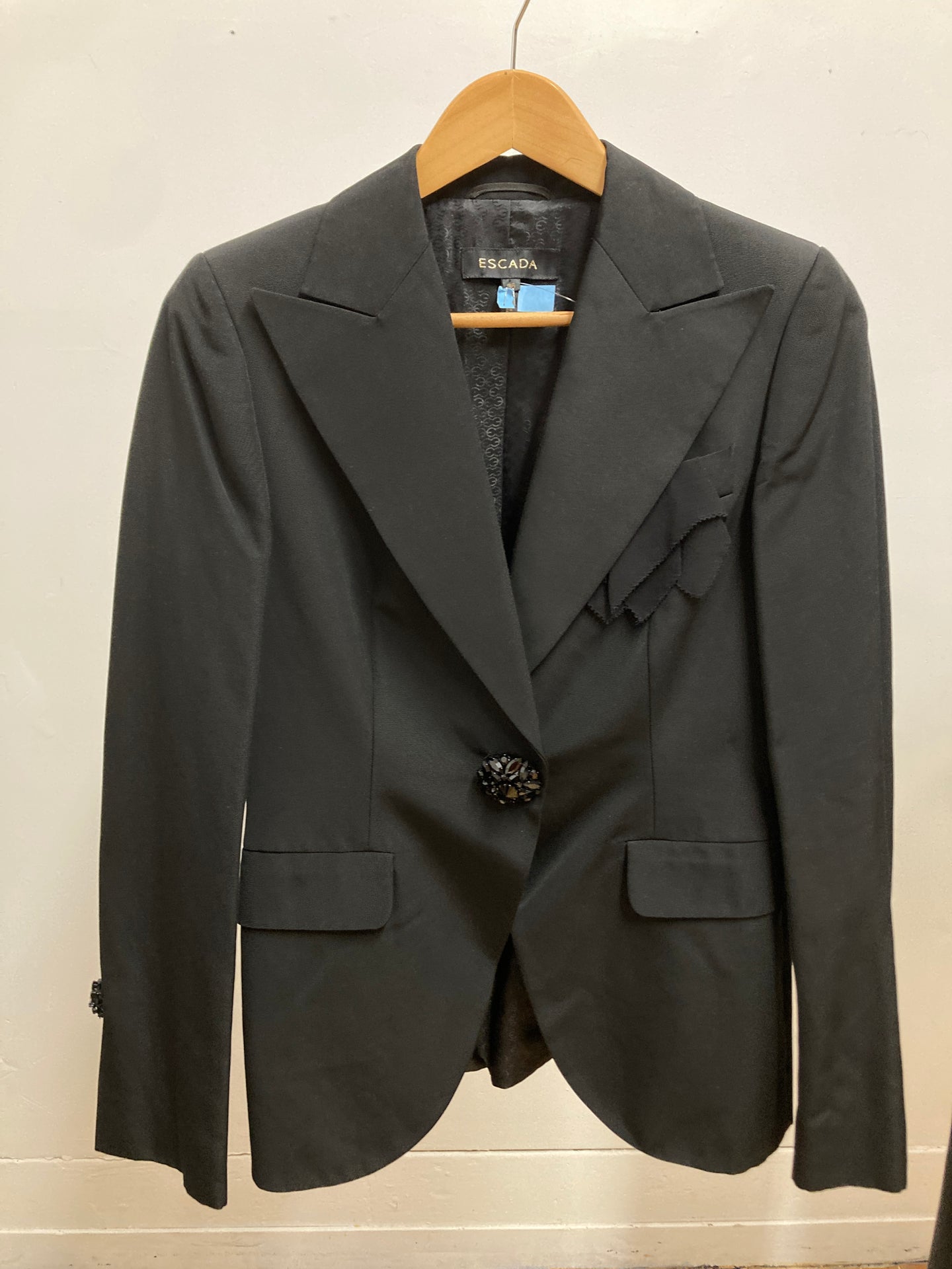 Veston noir luisant ESCADA