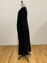 Grande veste  velours et fourrure