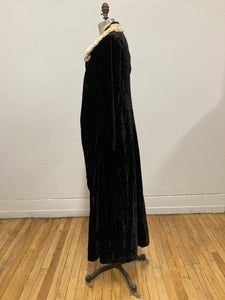 Grande veste  velours et fourrure