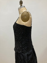 Camisole noire à paillettes