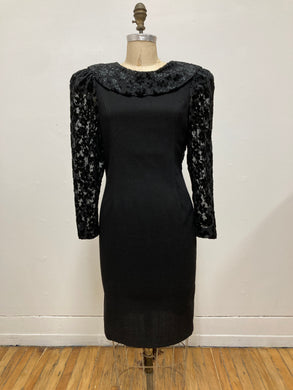 Robe cocktail à manches longues