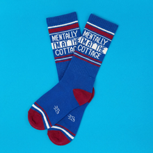 Chaussettes montantes de sport « Mentalement, je suis au chalet »